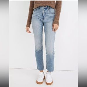 Madewell Slim Demi-Boot Jeans in Denis Wash